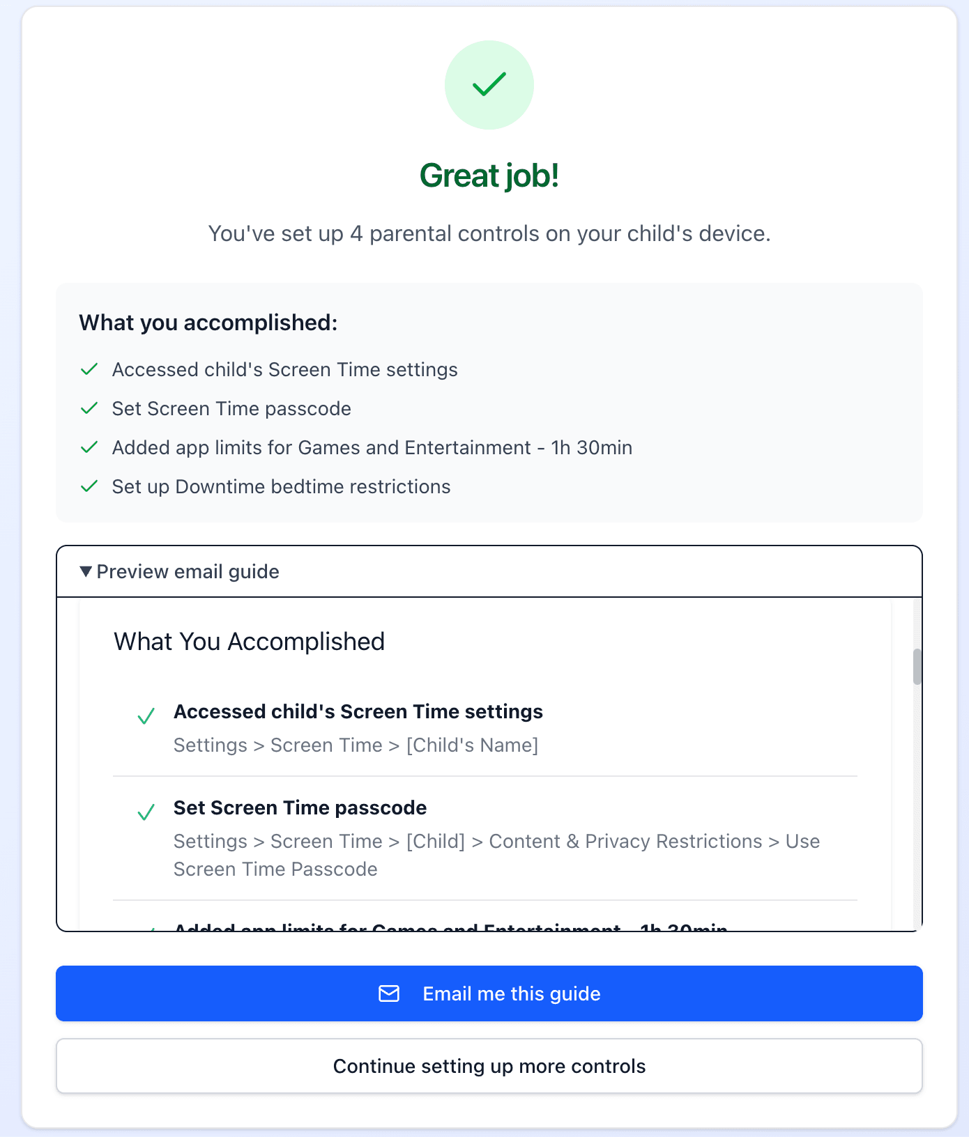 Preview before you send